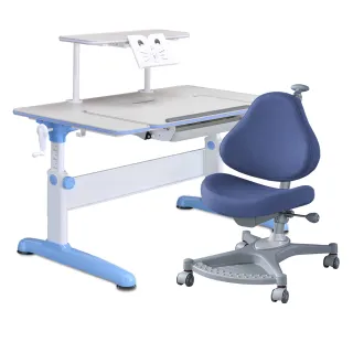 【SingBee 欣美】寬120cm 兒童桌椅組SBS-603&610+139(巧學兒U型桌 書桌椅 兒童桌椅 兒童書桌椅 升降桌)