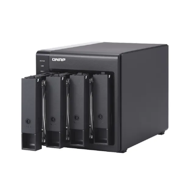 【QNAP 威聯通】搭WD 8TB x2 ★ TR-004 4Bay RAID 磁碟陣列外接盒