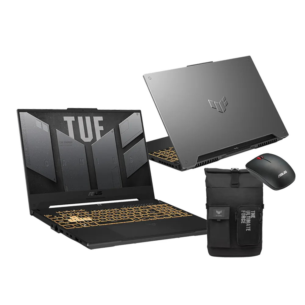 【ASUS】後背包/滑鼠組★15.6吋i5 GeForce RTX 3050電競筆電(TUF Gaming FX507ZC4/i5-12500H/8G/512G)