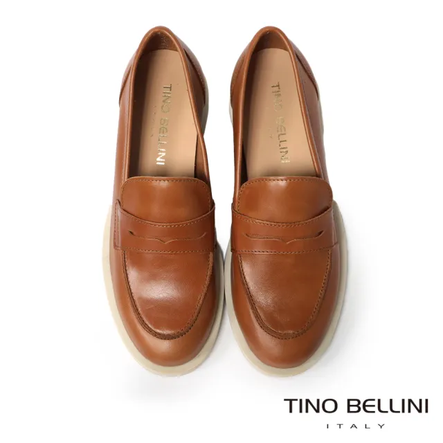 【TINO BELLINI 貝里尼】義大利樂福鞋FYLT048-N(棕色)