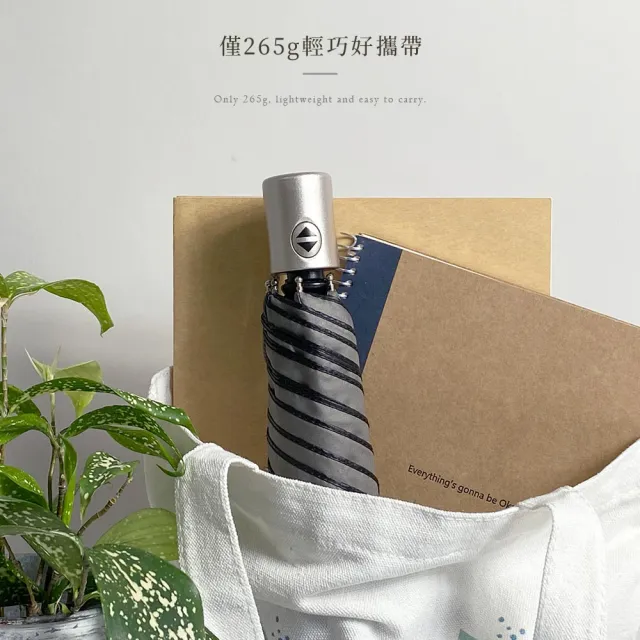 【雨之情】羽量防曬百搭自動傘(1+1超值組 雨傘 摺疊傘 折傘 遮陽傘)