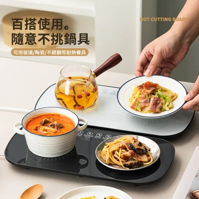 【ANTIAN】智能恆溫小型暖菜板 家用多功能熱菜墊 餐桌飯菜保溫墊 暖杯墊 熱菜板