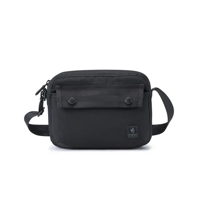 【PORTER INTERNATIONAL】斜槓冒險SLOPE斜背包-S(黑)