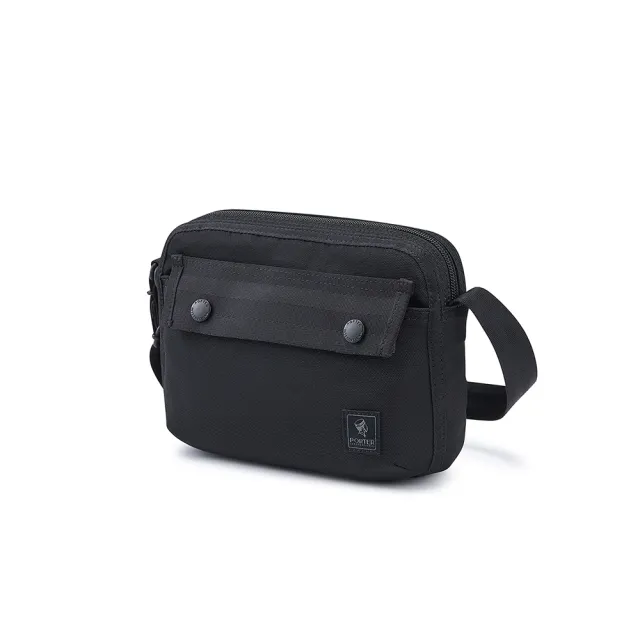 【PORTER INTERNATIONAL】斜槓冒險SLOPE斜背包-S(黑)