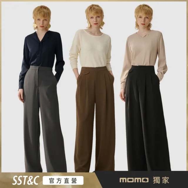 【SST&C】最後出清_女裝 美腿寬褲/打褶寬褲/落地寬褲-(多款任選)