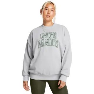 【UNDER ARMOUR】UA 男女同款  Icon HWT Terry OS 長袖大學T_1386493-011(灰色)