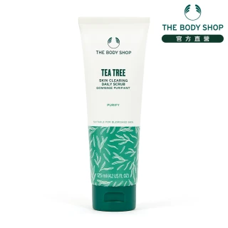 【THE BODY SHOP 美體小舖】茶樹淨膚調理磨砂膏(125ML/淨化毛孔)