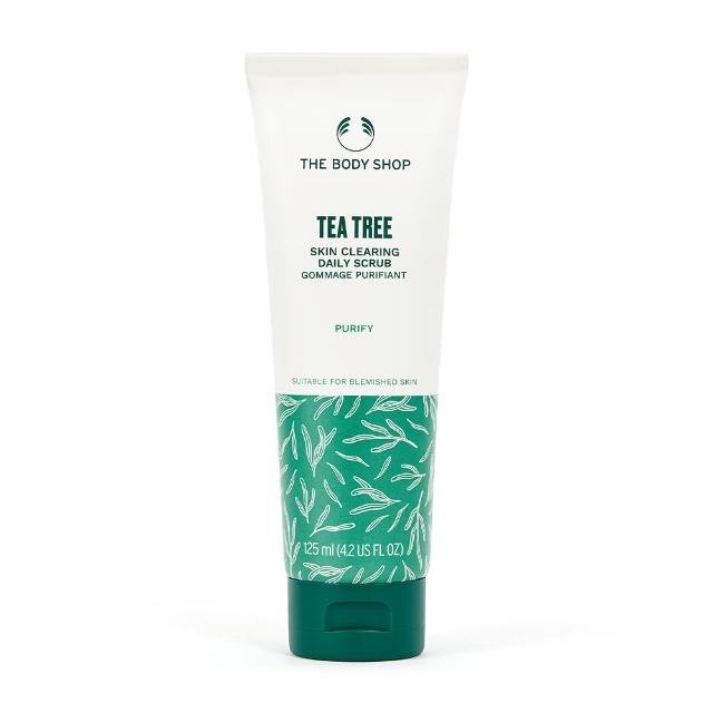 【THE BODY SHOP 美體小舖】茶樹淨膚調理磨砂膏-125ML(臉部去角質)