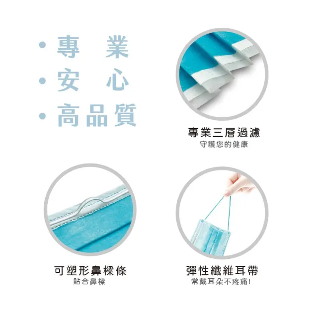 【宏瑋】一般醫療口罩未滅菌-50入五色混款-法式浪漫(台灣製造)