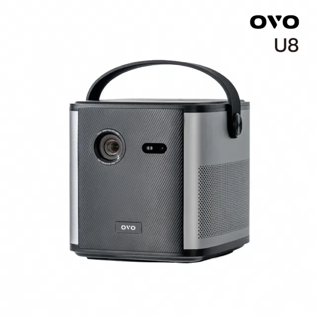 【OVO】1080P便攜智慧投影機(U8 1500流明 內建電池 娛樂/露營/戶外/商用)