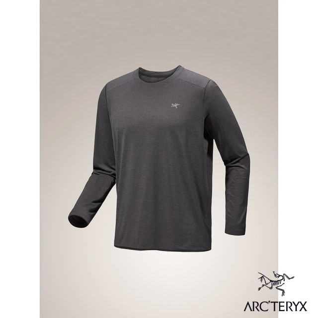 Arcteryx 始祖鳥 男 Cormac 快乾長袖圓領衫(雜黑)