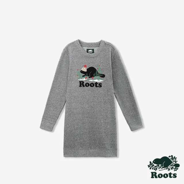 Roots Roots女裝- WINTER COOPER 洋裝(灰色)