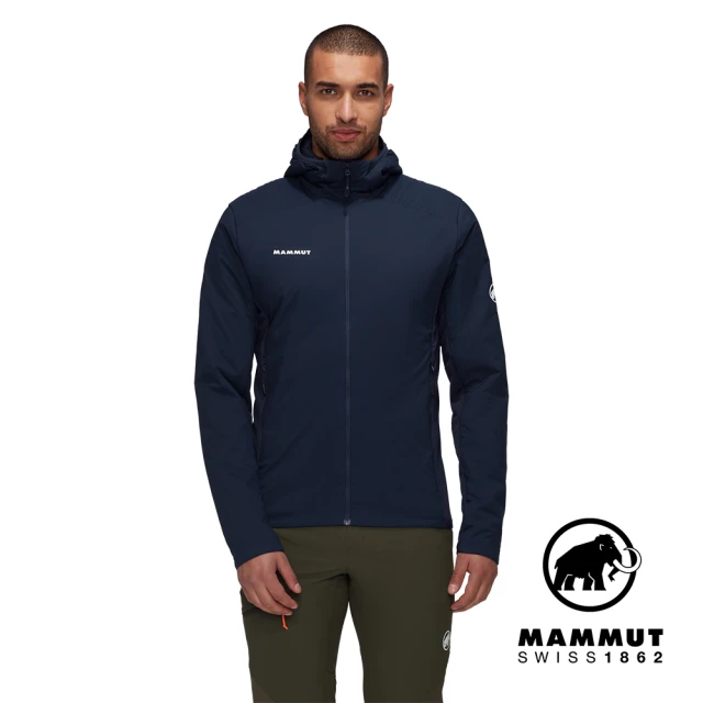 Mammut 長毛象 Rime Light IN Flex Hooded Jacket Men 輕量機能化纖連帽外套 海洋藍 男款 #1013-03150