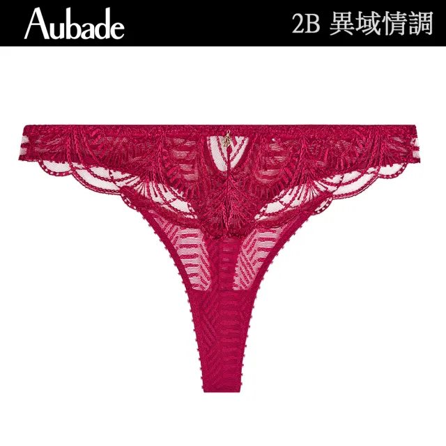 【Aubade】異域情調蕾絲丁褲 性感小褲 法國進口 女內褲(2B-愛情紅)