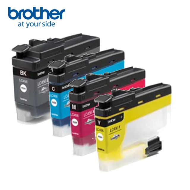【brother】官方直營 1黑3彩輕連供墨水組★LC456BK/C/M/Y 輕連供墨水組(適用MFC-J4340DW/MFC-J4540DW)