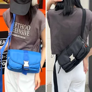【LEEHER】雙11 女生/包包/斜背小方包/工裝包/休閒防水包 小包/黑色斜背包/白色包/大容量側背包