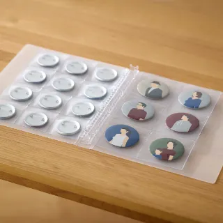 【MUJI 無印良品】收藏活頁夾用補充袋/6口袋.A4寬型用.2入
