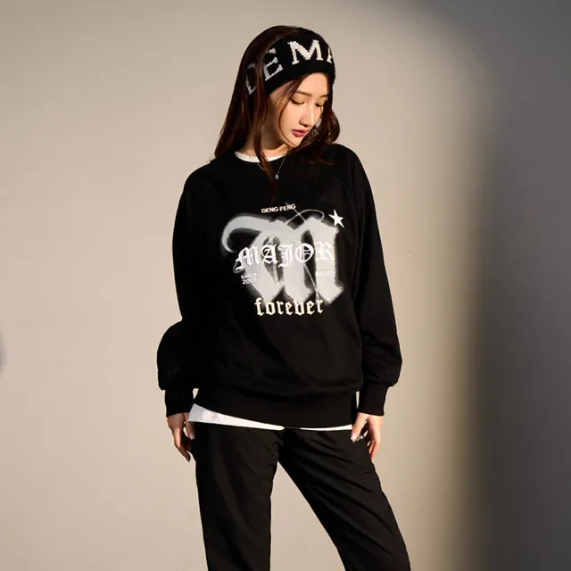 【MAJOR MADE】率性歌德M字大學T(大學T/字母T/長袖)