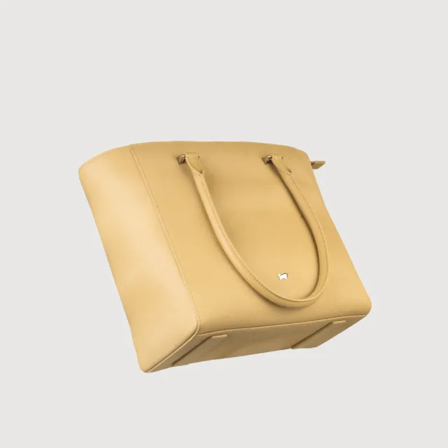 【BRAUN BUFFEL 德國小金牛】依雅娜 肩包-淺棕色(BF853-57-CR) 女包送禮推薦