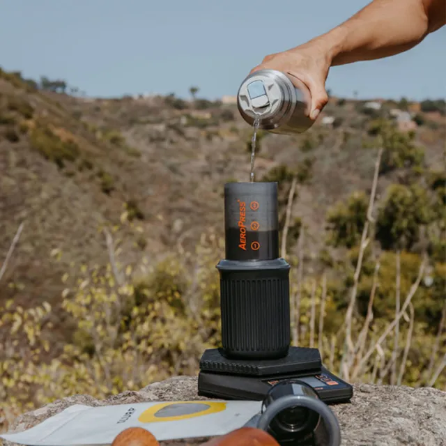 【FELLOW】AeroPress Go 愛樂壓旅行版濃縮咖啡萃取機(搭配Prismo咖啡萃取器、尺寸小好攜帶)