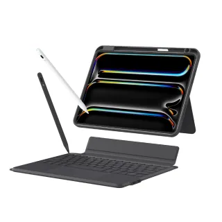 【eiP】Pencil 2+Magnetix 磁吸iPad鍵盤 Pro 11吋快捷版(適用2025 New iPad Pro 11吋 M4)