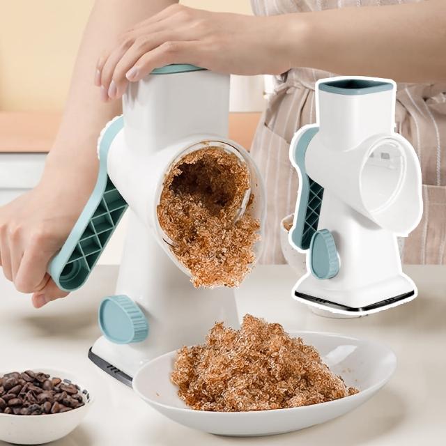 【隨意刨】升級高效雙排刀片小型刨冰機(無需模具 省力 手搖冰沙機 碎冰機 冰沙機 挫冰機 剉冰機)