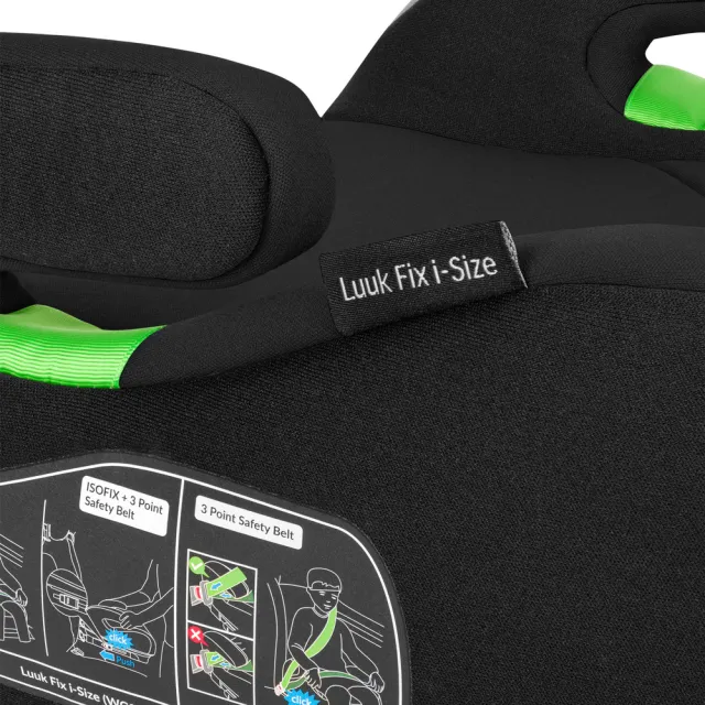 【Lionelo】Luuk Fix i-Size 3~12歲ISOFIX增高輔助汽座(汽車輔助增高座墊 兒童增高座墊 增高墊)