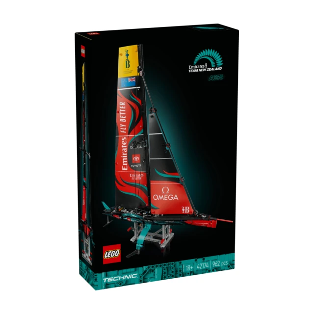 LEGO 樂高 科技系列 42174 Emirates Team New Zealand AC75 遊艇(帆船模型 居家擺設 禮物 收藏品)