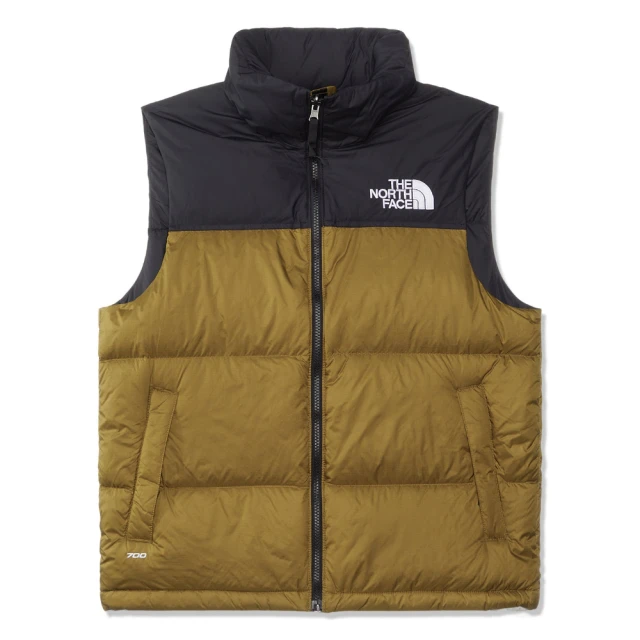 The North Face 北臉 背心 男款 羽絨背心 運動 防潑水 M 1996 RETRO NUPTSE 黑綠 NF0A3JQQ5HO