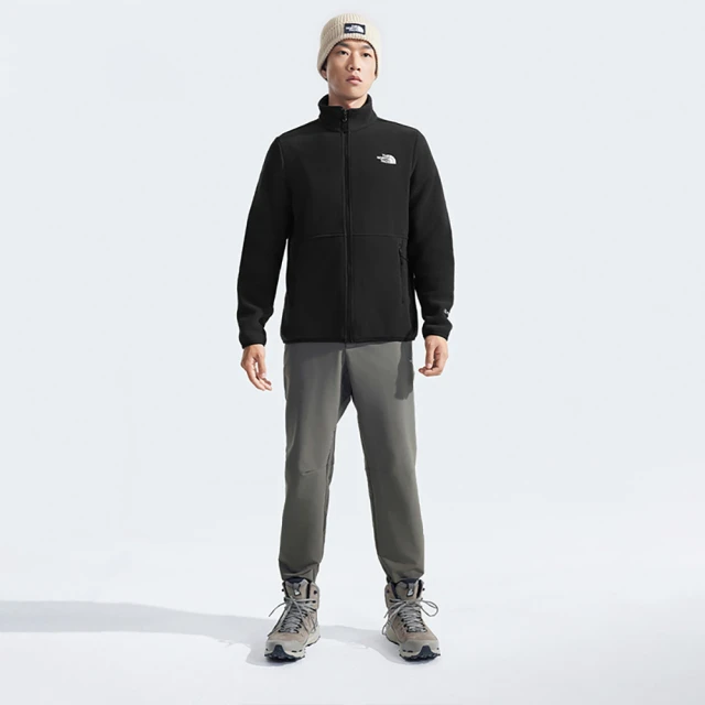 The North Face 北臉 外套 男款 運動外套 抓絨 保暖 M ALPINE POLARTEC 200 FZ 黑 NF0A83O94H0