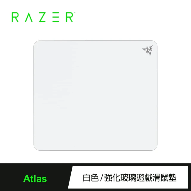 Razer 雷蛇 Atlas 強化玻璃遊戲滑鼠墊-白(RZ02-04890200-R3M1-UT)