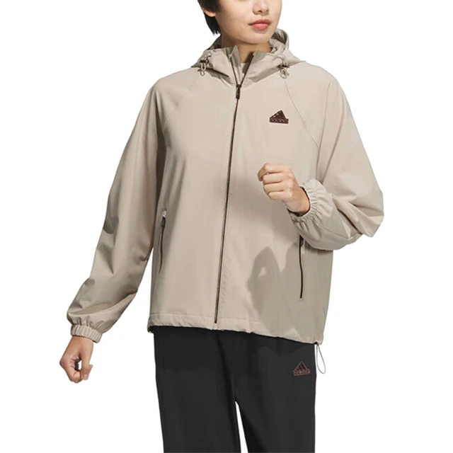 adidas 愛迪達 TECH WV JKT 連帽運動外套 女 - JJ1128