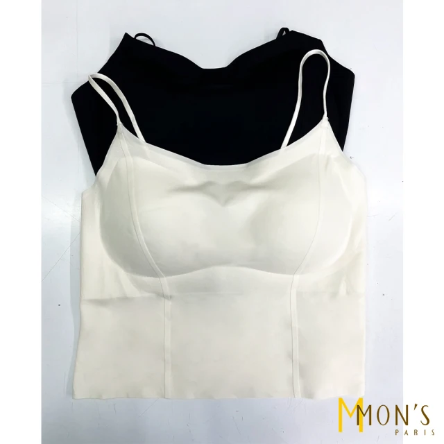 MON’S 長版細肩帶網紗拼接BRA TOP(直)