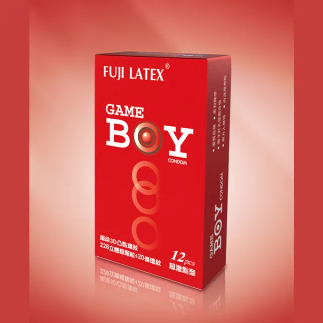 【GAMEBOY 勁小子】超激點型｜保險套 衛生套 12入(保險套 衛生套 情趣 情趣職人)