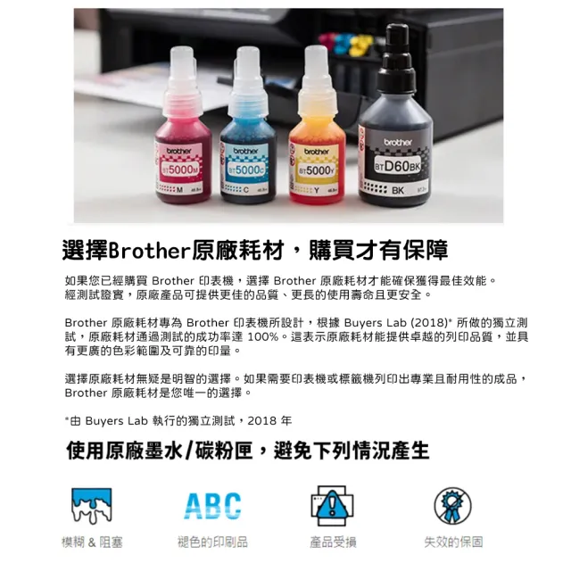 【brother】官方直營 1黑3彩墨水組★LC456BK/C/M/Y 原廠輕連供防水墨水匣組(適用MFC-J4340DW/MFC-J4540DW)