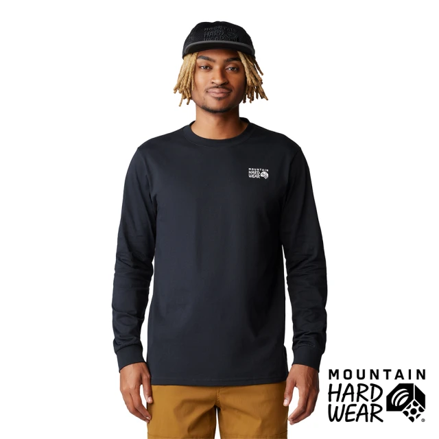 Mountain Hardwear MHW Back Logo™ Long Sleeve 經典LOGO舒適長袖上衣 男款 黑色 #2100571