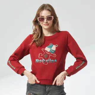 【巧玲瓏】戴帽小熊印花休閒上衣 5583102