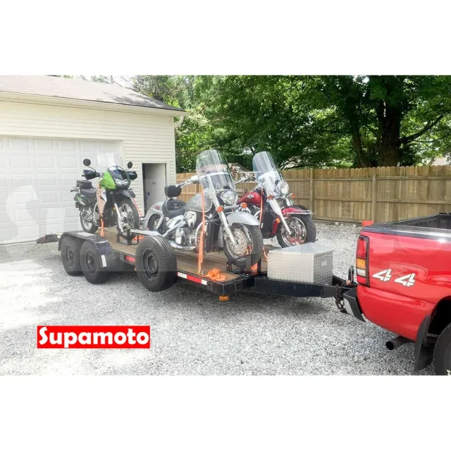 【Supamoto】機車前輪駐車架―12孔可調 (停車架/駐車台/前叉/拖車/維修/保養/美容/中柱)
