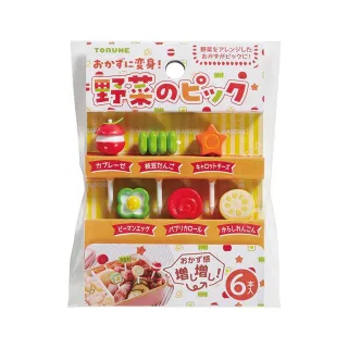 【台隆手創館】TORUNE蔬菜造型便當小叉-6入裝