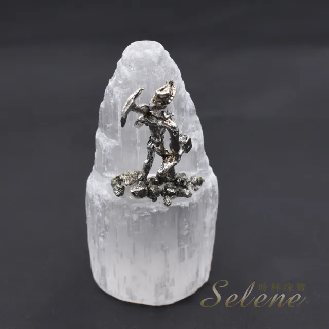 【Selene】礦工造型透石膏擺件