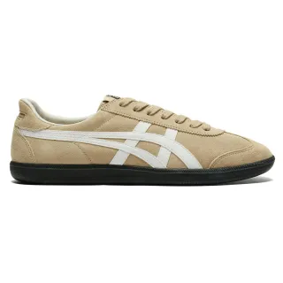 【Onitsuka Tiger】鬼塚虎 官方旗艦店 奶茶色底白虎爪紋 TOKUTEN(1183C431-200)