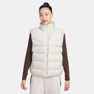 【NIKE 耐吉】羽绒背心 女款 運動 保暖 AS W NSW TF DWN WR VEST GCEL 米白 FZ1104-072