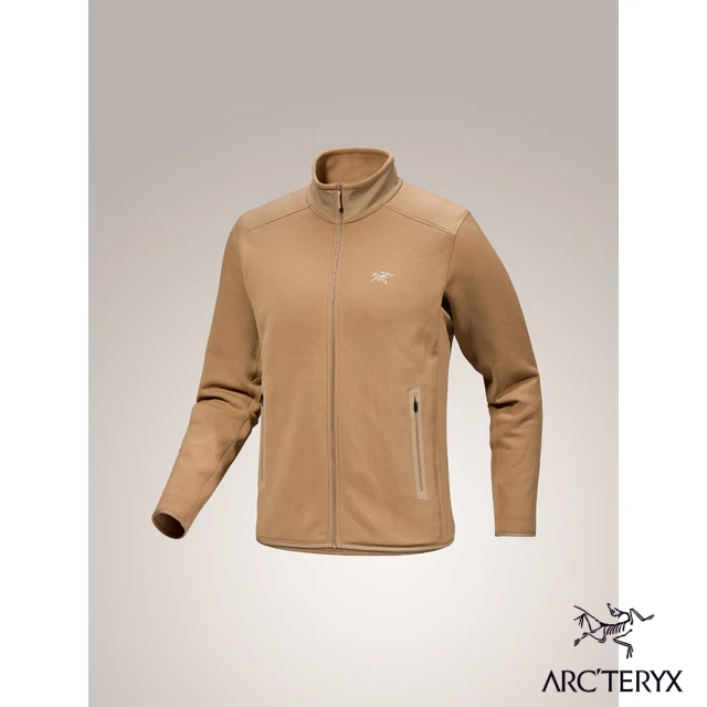 Arcteryx 始祖鳥 男 Kyanite 刷毛外套(帆布棕)