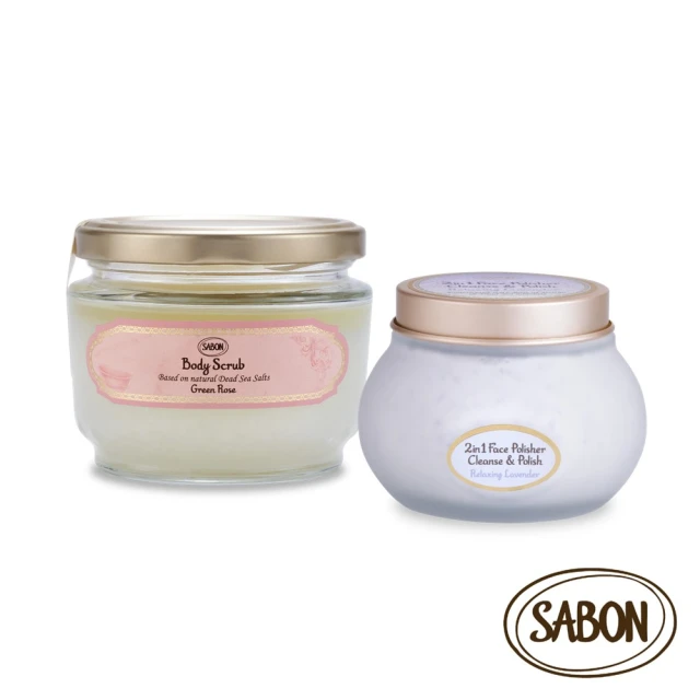 SABONSABON 磨砂膏專家推薦組(新升級身體磨砂膏320g+二合一臉部純淨磨砂膏200ml)