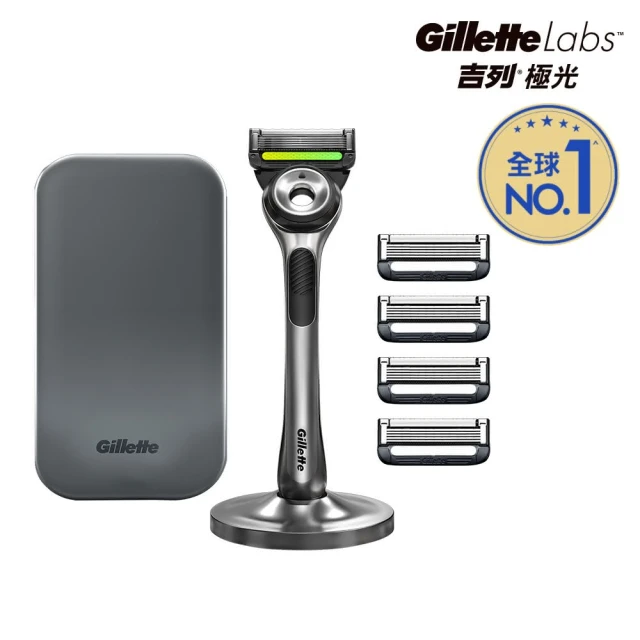 Gillette 吉列 極光系列刮鬍刀-1刀架1旅行盒5刀頭