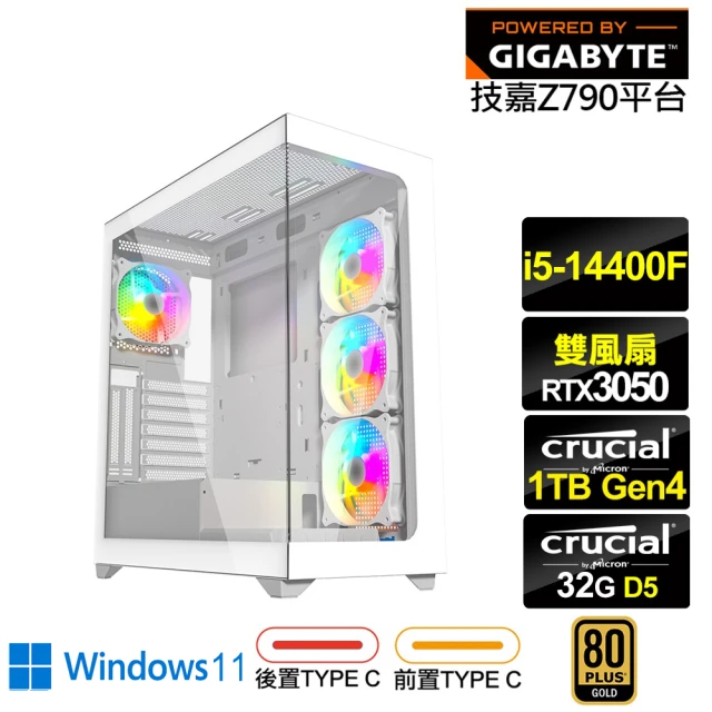 技嘉平台 i5十核GeForce RTX 4060TI Wi