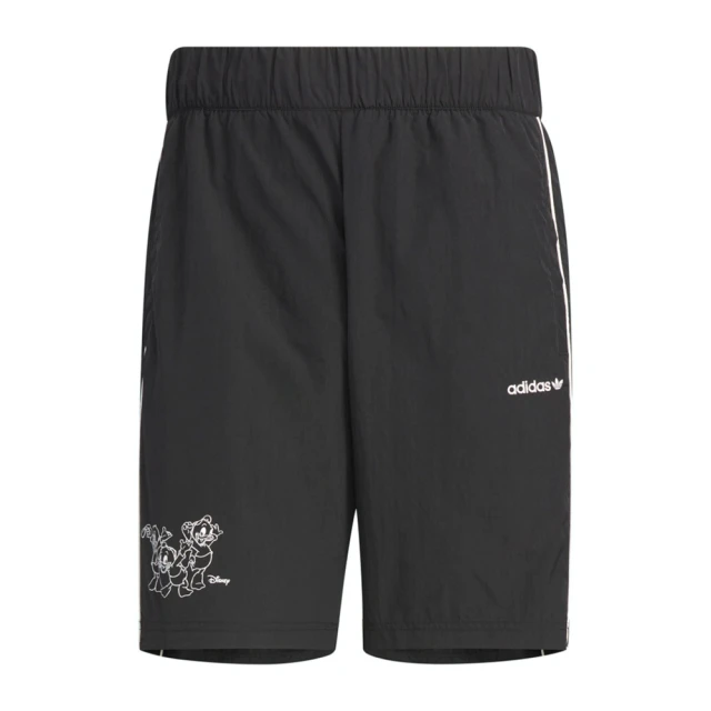 adidas 愛迪達 HDL Shorts M 男 短褲 唐老鴨系列 運動 休閒 三葉草 寬鬆 黑(JP1415)