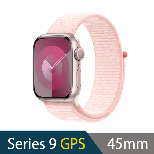 【Apple】Watch Series 9 45公釐鋁金屬錶殼搭配運動型錶帶(GPS版)