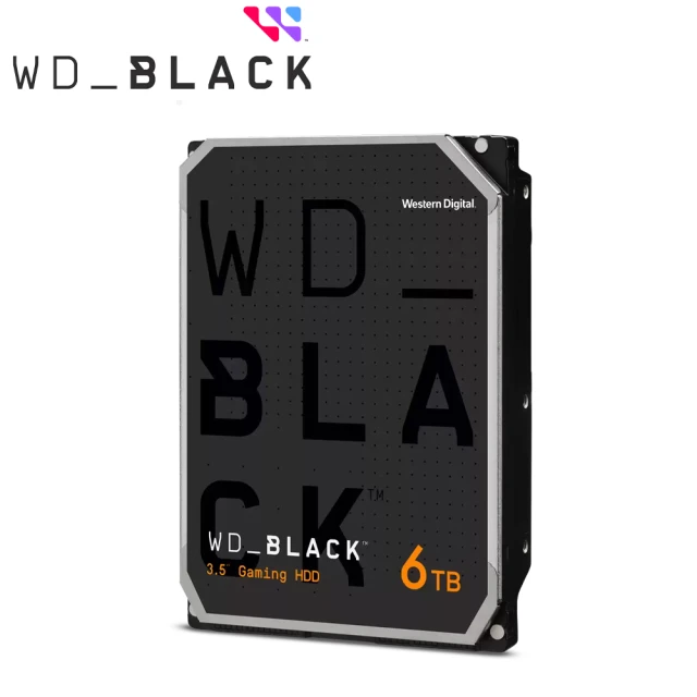 WD 威騰 黑標 6TB 3.5吋 7200轉 128MB 電競型內接硬碟(WD6004FZBX)