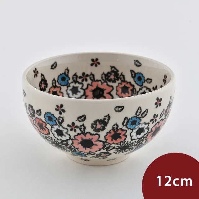 美學生活 波蘭陶 Zaklady 餐碗 11.5cm 波蘭手工製 飯碗 湯碗 碗公(繽紛花環系列)